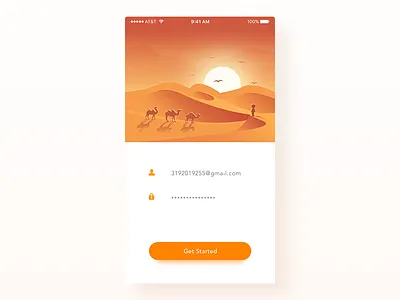 Login page design