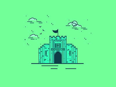 Southampton Bargate castle city green land line mark southampton