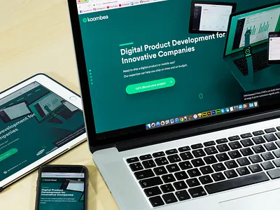 Koombea - New Website Blog Post 🚀 design devices hero home koombea lauch ui ux web website