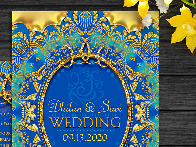 Eastern / Indian Wedding Invitation glitter indian wedding invitation invitation design invitations invites print printed invitations unique design wedding invitation