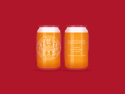 Medici Pint Glasses beer beer can coffee illustration pint glass