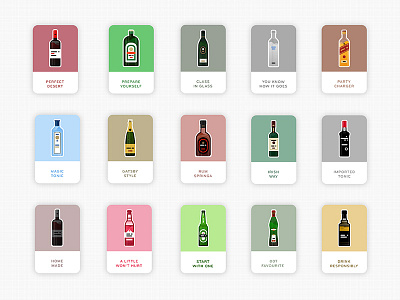 Magic bottles iconset bar icon illustation shot vector