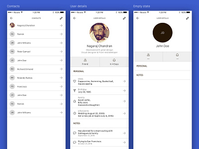 Note-taking App app contact ios