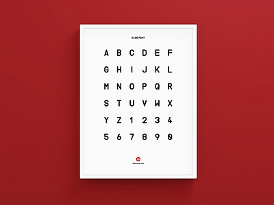 CASE BRAND FONT DESIGN font graphic poster