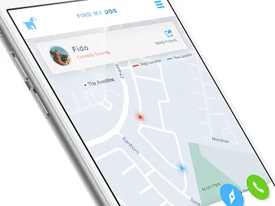 Daily UI 20 - Location Tracker app dailyui location mobile tracker ui user interface ux