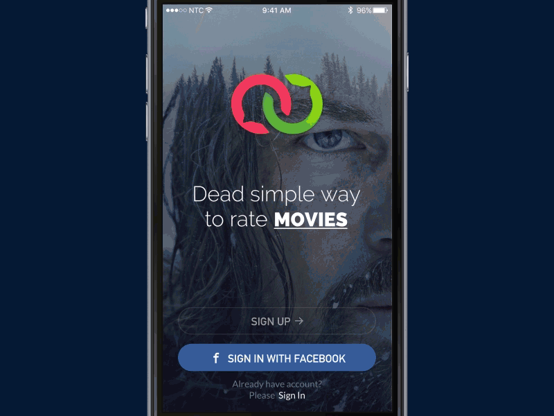 Rating app WIP animation app concept design graph ios poll rating sketch trump ui vote