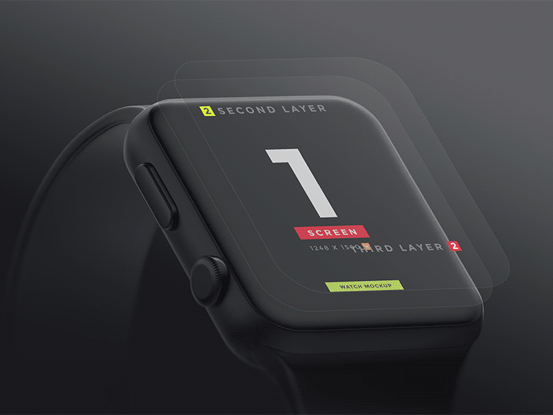 Watch Mockup | UI Presentation Kit diy mockup download landing mockup page premium psd scene creator scene generator ui