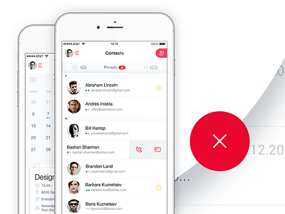 Privado Mobile App app clean design ios mobile modern privacy protect simple swiss ui ux