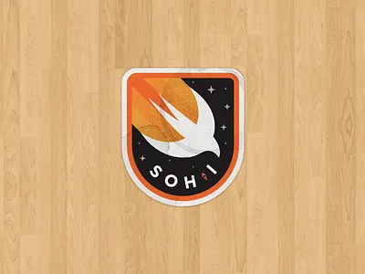 Swift Office Hours at Intrepid Logo + Coaster badge coaster dev development intrepid ios logo meetup patch soh@i space swift