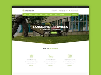 Landscaping Wordpress Theme - Landscaping gardening landscaping theme web design wordpress wp theme