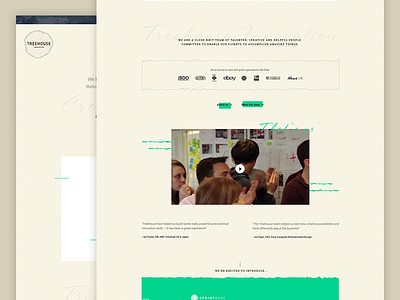 Redesign bright clean green homepage redesign website
