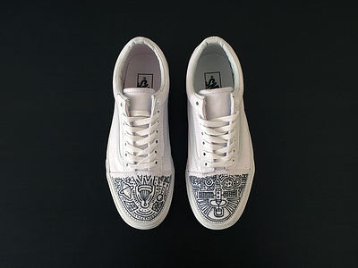 Maldo x Vans x Lemonaut illustration lemonaut maldo maldonaut ornament pattern shoes skate skateboarding sneakers space vans