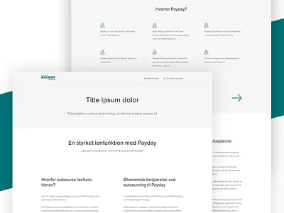 Payday 2016 - Subpage design 3d colorful colors design minimal rainbow site subpage web webdesign white