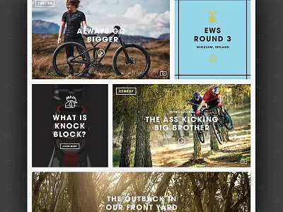 Trek // Category Page Exploration 2 bikes category page trek ux