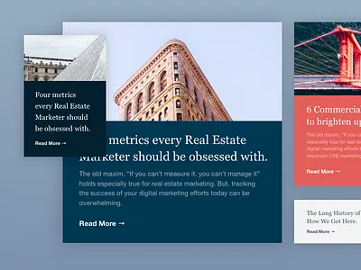 Content Cards article blog card content newsletter post writing