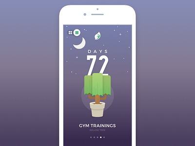 Habit tracking app apple application design habits illustration ios iphone tracking ui ux