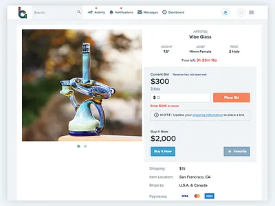 Best Of Glass Auction Design iconography responsive ui ux web design