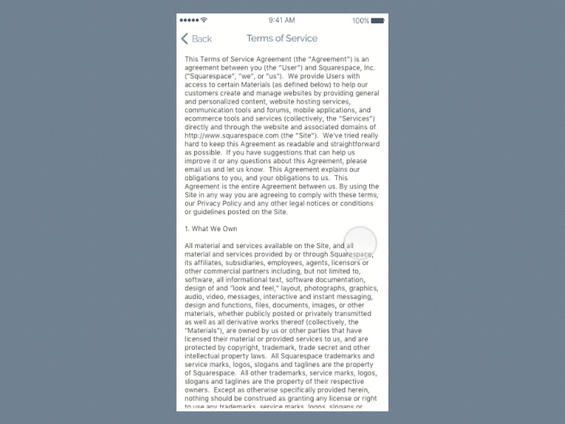 DailyUI - #089 - Terms Of Service 089 accept button dailyui decline button terms of service