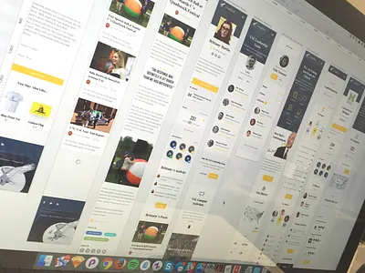 YAL Responsive design government liberty mobile politics responsive sketch ui ux website