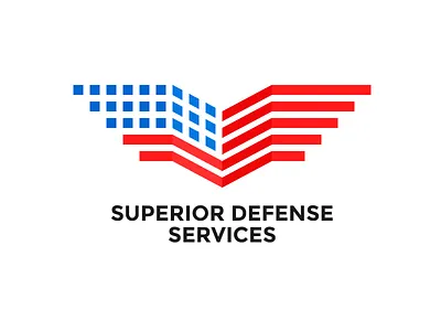 SDS logo aviation logo military shield wings