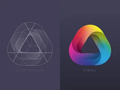 Aurasoft.co Logo aurasoft.co logo project mark triangle yp © yoga perdana