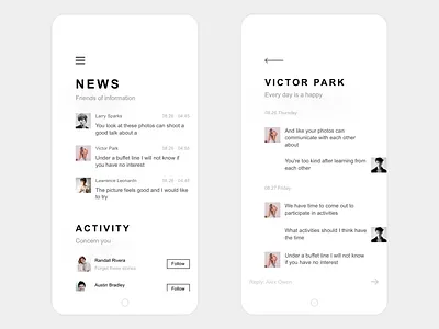 My Life App Design News & Message app icon illustration ios iphone life message personal ui