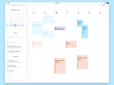 Calendar UI calendar ios ipad ui ux