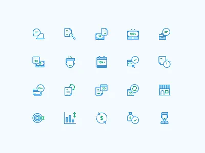 Sprout Finance Icons business credit card crypto wallet finance fintech graph icon set icons payments ui design ui ux