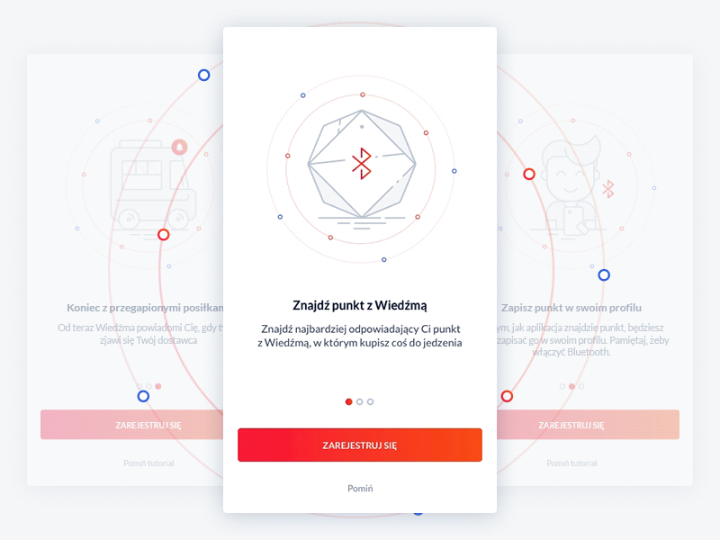 Walkthrough Icons animation beacons icon onboarding walkthrough