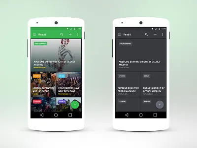 News Reader Offline android article links lollipop material news reader wireframe
