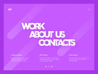 Nav about header nav site work