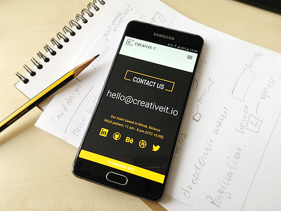 CreativeIT website creativeit itcompanu itteam landing showcase ui ux webdesign website
