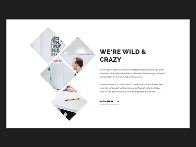 Sneak Peak about us agency homepage landing page minimal high contrast polygon sneak peak ui ux