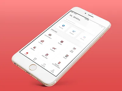 Landing Screen UI - Category Listing clean landing screen ui latest listing neat new shikha ui ux