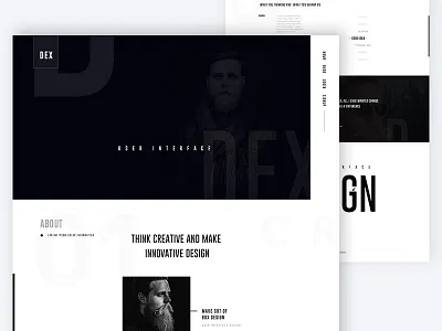 Creative Landing Page Design - DEX 2 app landing page creative design dribbble best shot illustration landing page template tobias
