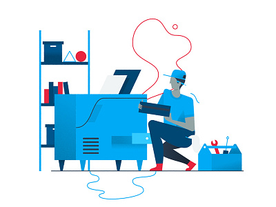 Printing mechanic osn printer
