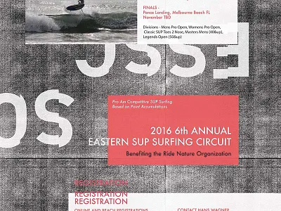 ESSC Flyer design essc florida flyer surf surfing