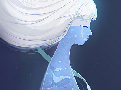 Starry sky with whales character cosmos magic sky space whale woman