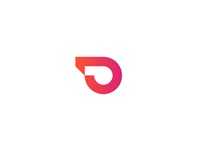 P Whistle branding icon identity logo monogram negativespace p play whistle