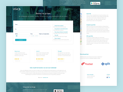 UGo widget cab taxi transport travel uber ugo webdesign widget