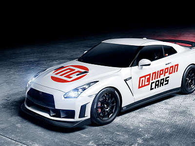 NipponCars logotype automotive blocktype businesscards cars flag japan logo logotype nc nipponcars symbol typo