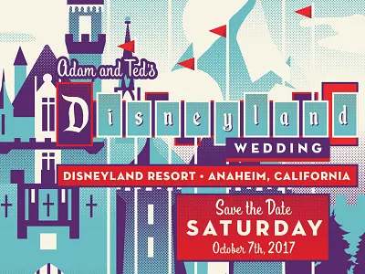 Disney Save The Date disney disneyland epcot mickey small world walt walt disney world