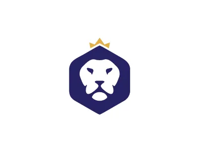 Lionlogo branding creative king lion logo startup