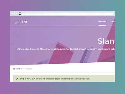 Slant Preview [WIP] ip board slant themetree