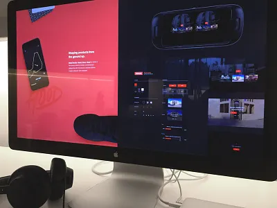 Kickpush website - V3 agency ar case design kickpush mobile portfolio study vr web website