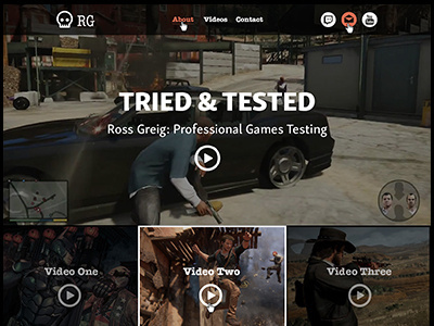 Games Testing Website games design games testing responsive web design vector design.