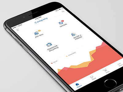 UI Sample for Telecom Companies clean companies landing screen latest neat new shikha telecom ui ux