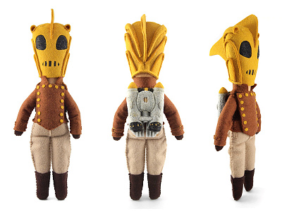 Felty Rocketeer disney doll felt helmet rocket rocketeer