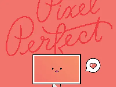 Playing with Pixels design fun gradient lettering perfect pixel screen script type typography vector