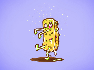 Zombie Twinkie art hostess illustration twinkie vector zombie